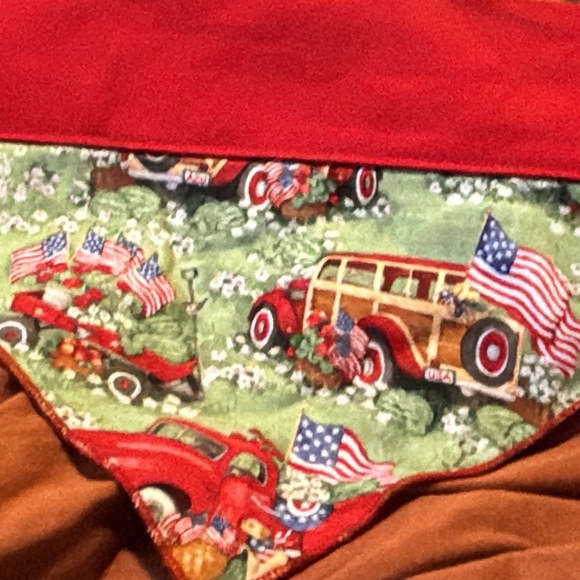 Colorful Dog reversible Bandana Set of 3 in large the collar goes threw them - Picture 10 of 11